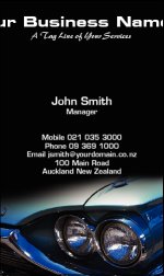 Business Card Design 761 for the Automotive Industry.