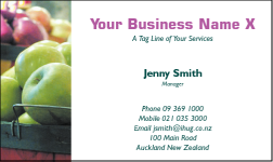 Business Card Design 634 for the Grocers Industry.