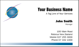 Business Card Design 15 for the IT Industry.