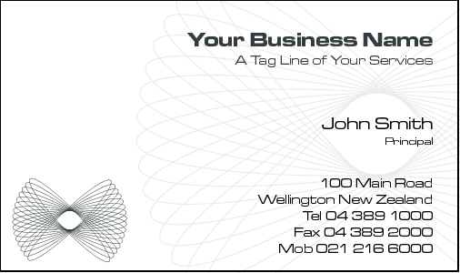 Business Card Design 791 for the Architectural Industry.