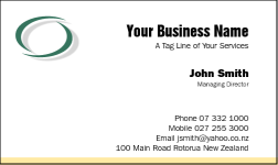 Business Card Design 18 for the Consulting Industry.