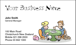 Business Card Design 185 for the Childcare Industry.