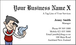 Business Card Design 186 for the Antique Industry.