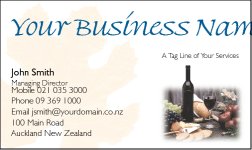 Business Card Design 503 for the Wine Industry.