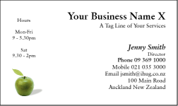 Business Card Design 493 for the Dental Industry.