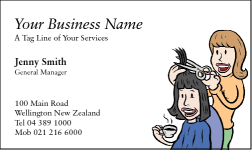 Business Card Design 30 for the Hairdressing Industry.