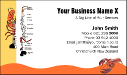 Business Card Design 433 for the Take Away Industry.