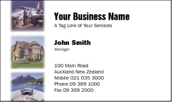 Business Card Design 9 for the Auctioneering Industry.