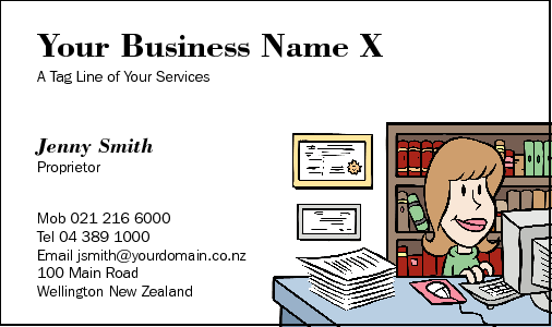 Business Card Design 206 for the Law Industry.