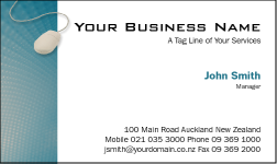 Business Card Design 767 for the Computer Repair Industry.