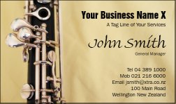 Business Card Design 635 for the Music Industry.