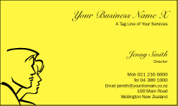 Business Card Design 820 for the Hairdressing Industry.