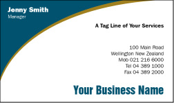 Business Card Design 492 for the Accounting Industry.