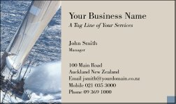 Business Card Design 98 for the Nautical Industry.