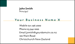 Business Card Design 340 for the Bookkeeping Industry.