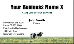 Business Card Design 451 for the Farming Industry.