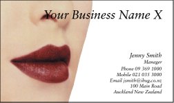 Business Card Design 223 for the Cosmetic Industry.