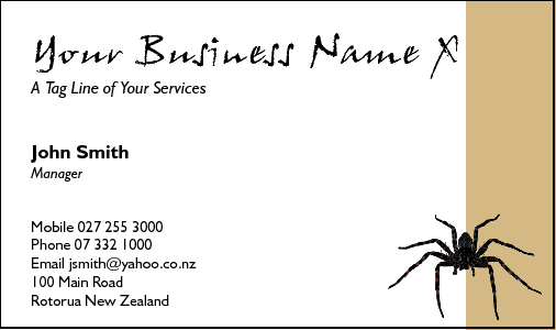 Business Card Design 506 for the Rubbish Removal Industry.