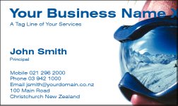 Business Card Design 550 for the Sports Industry.