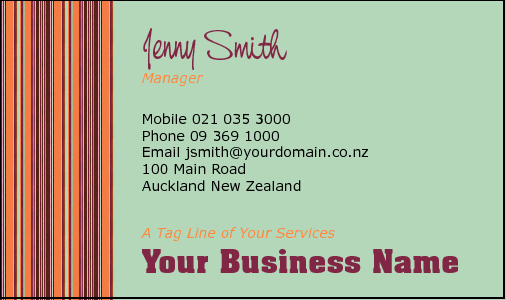 Business Card Design 2553
