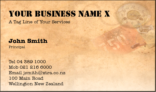 Business Card Design 1856