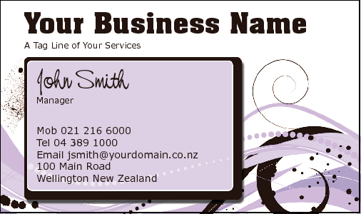 Business Card Design 2571