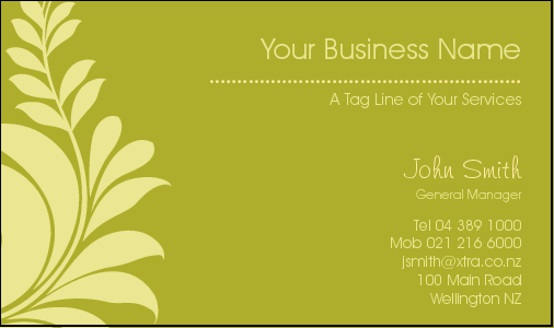 Business Card Design 2997